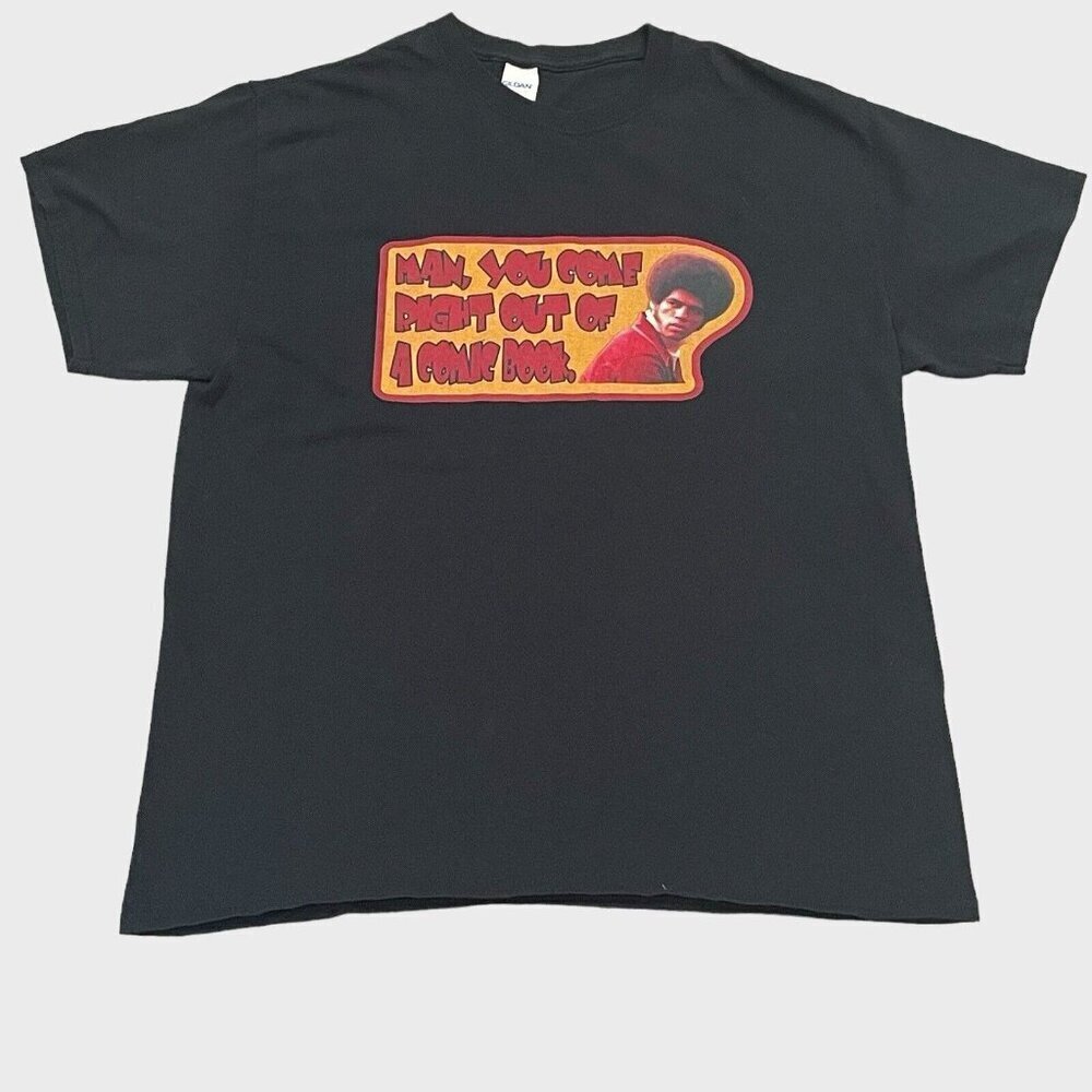 Gildan Shirt‎ Men's Large Black Graphic Enter The Dragon Kung Fu Jim Kelly